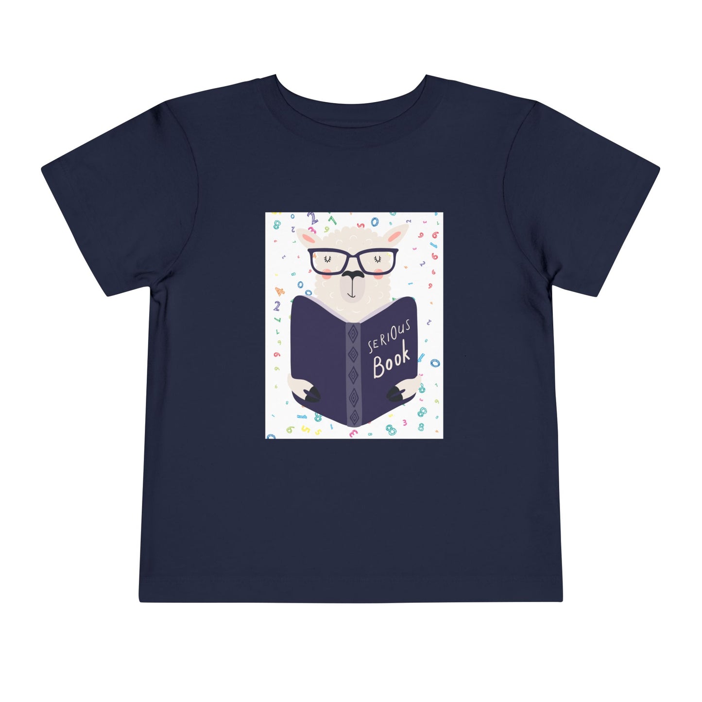 Toddler Serious Book Llama Tee β Funny Gift for Little Bookworms