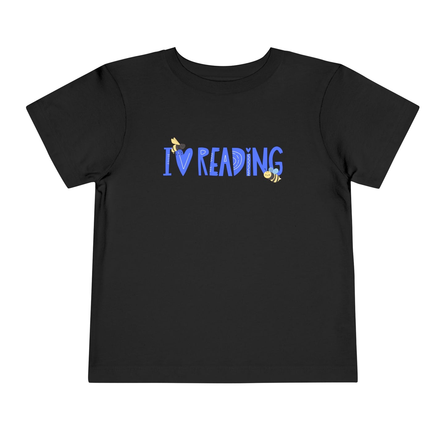 Toddler I Love Reading Tee – Bee-Inspired Book Shirt for Little Learners