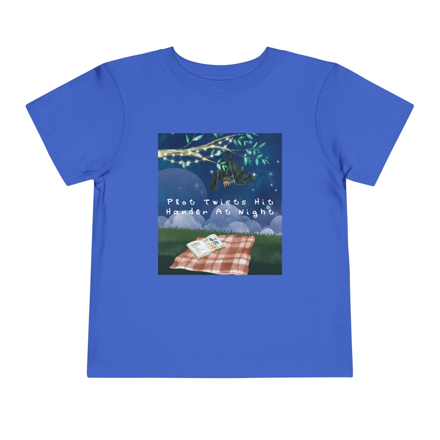 Toddler Plot Twists Hit Harder Tee β Bat Readers Gift Shirt