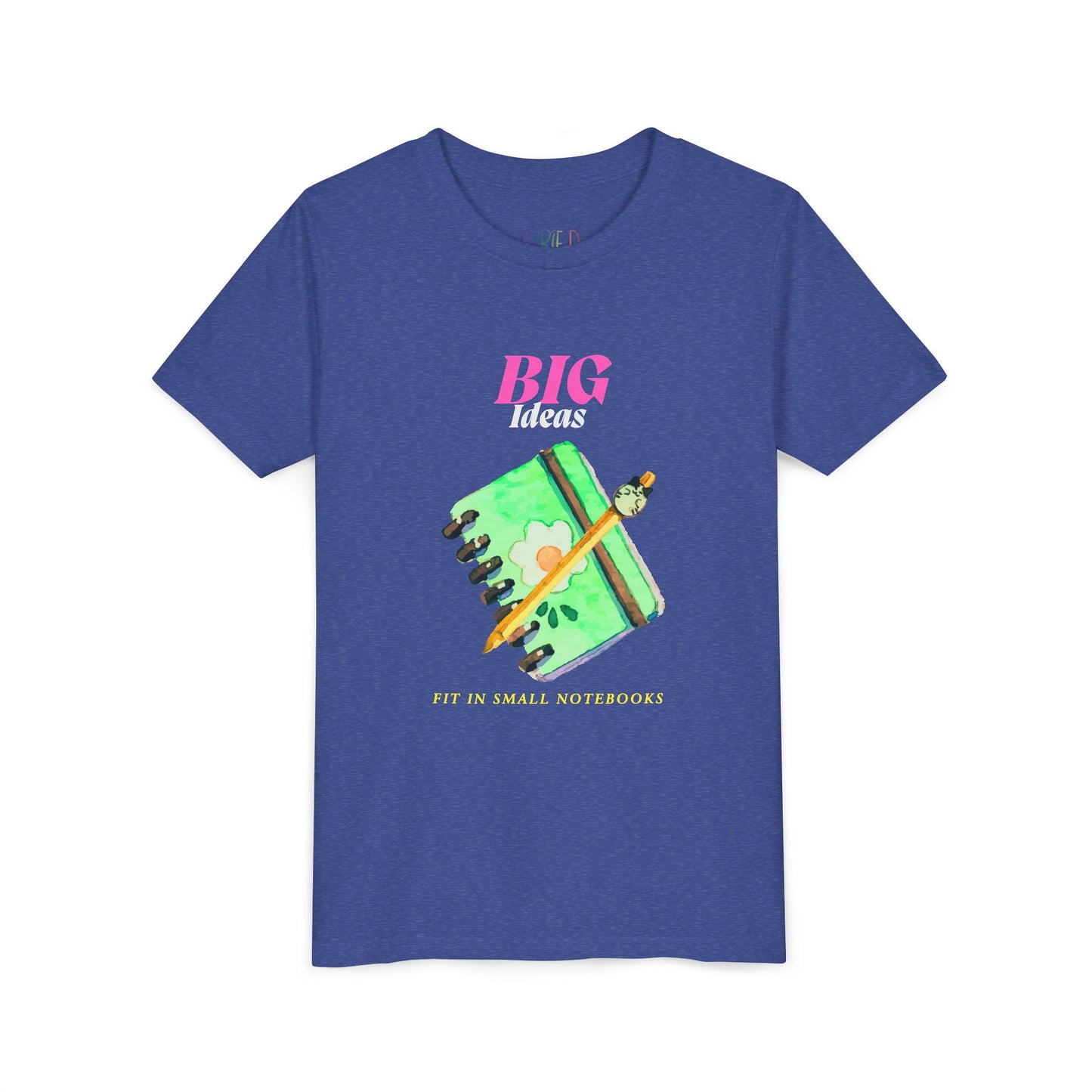 Youth Big Ideas Tee – Creative Confidence for Young Dreamers & Writers