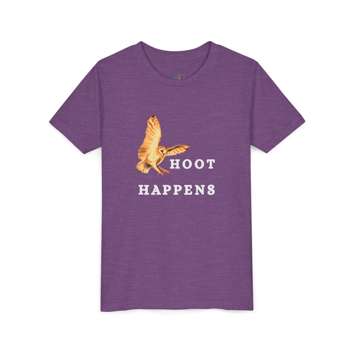 Youth Hoot Happens T-Shirt – Funny Barn Owl Tee for Animal-Loving Kids