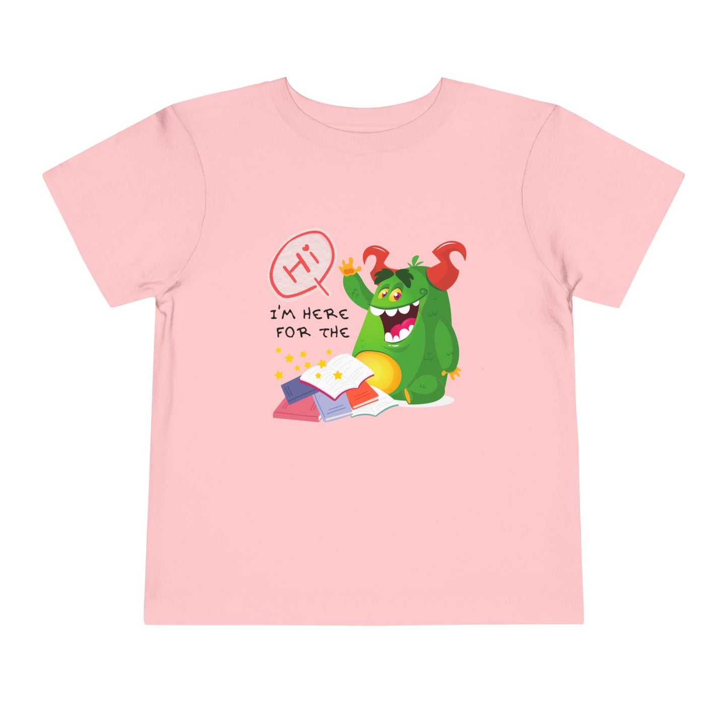 Toddler Here for the Storytime Tee