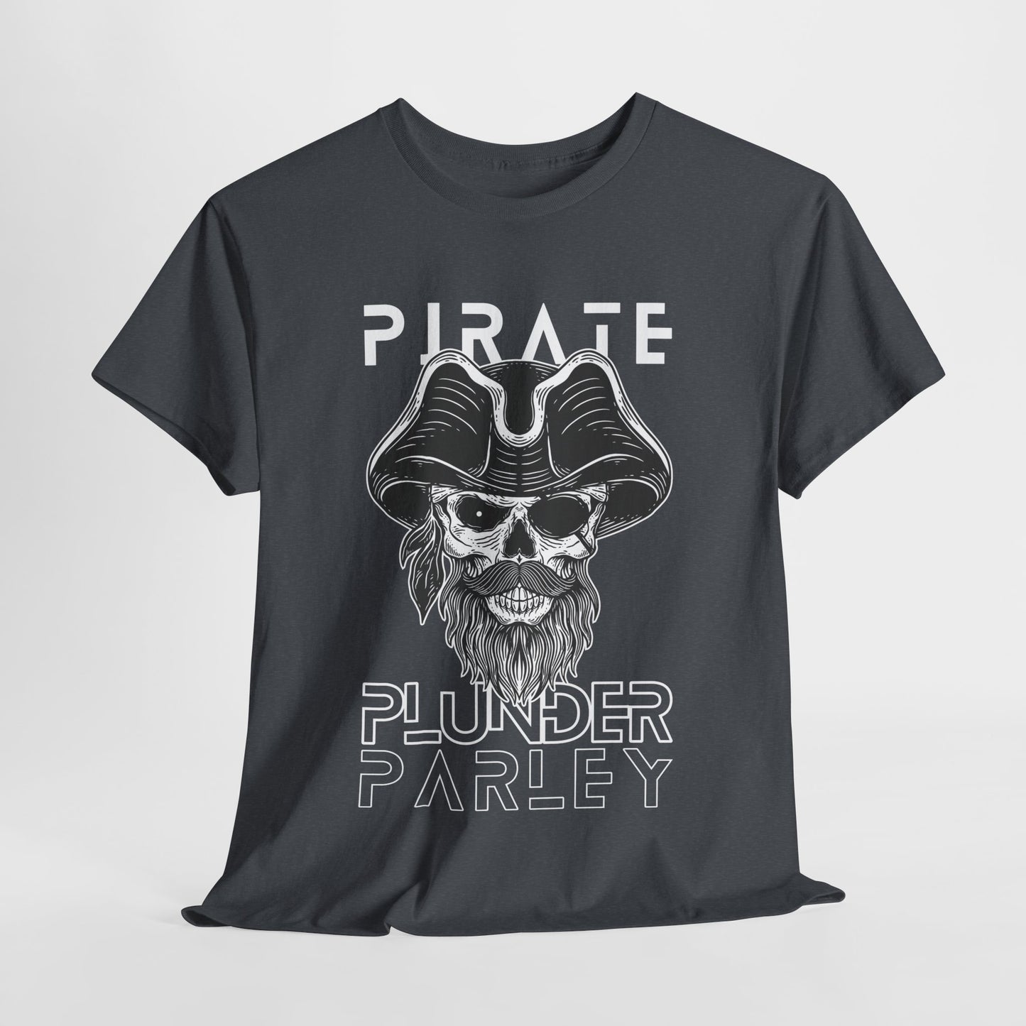 Teen/Adult Unisex “Pirate Plunder Parley” Tee – For Rogues, Rebels, and Readers