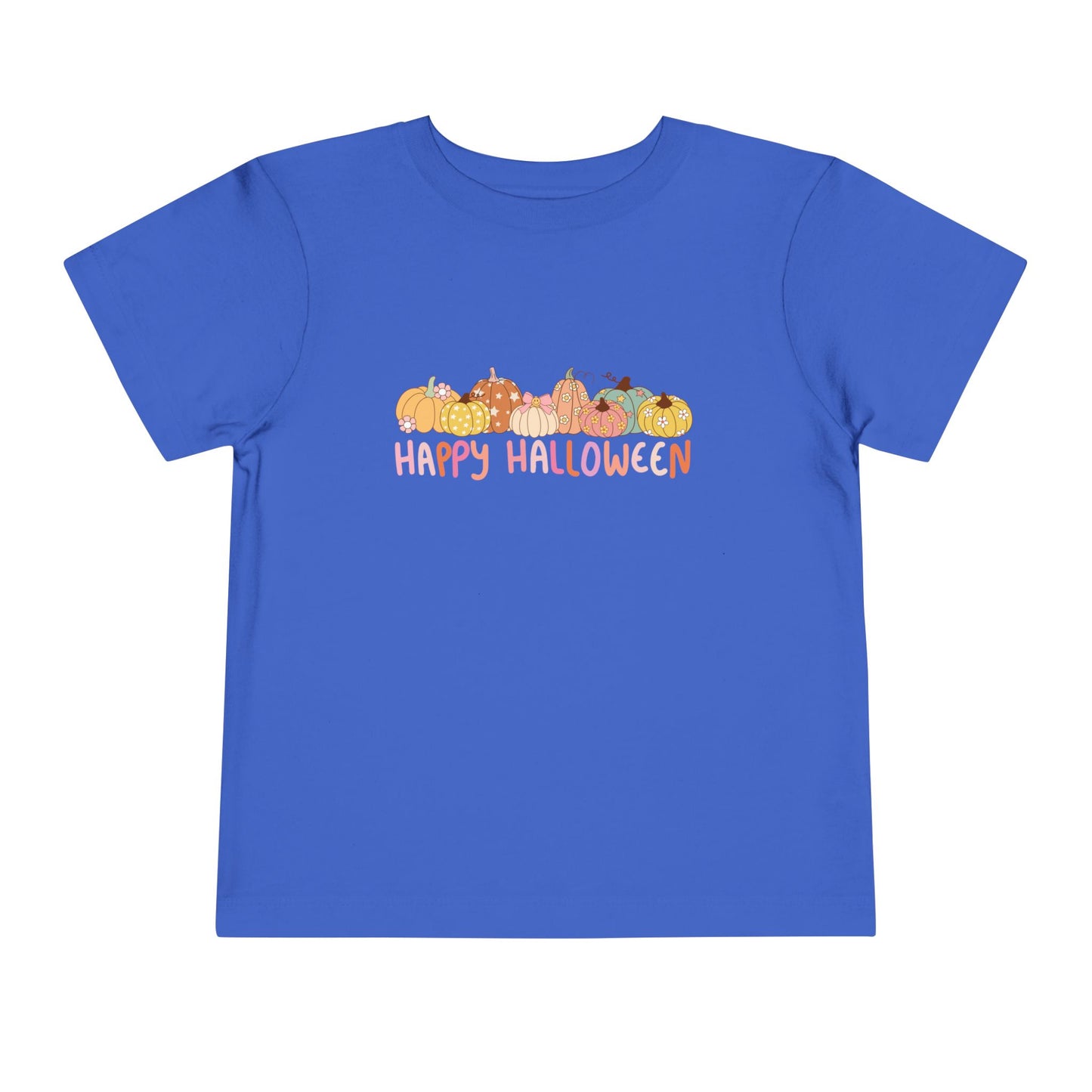 Toddler "Happy Halloween Pumpkins" T-Shirt – Cute & Cozy Fall Outfit