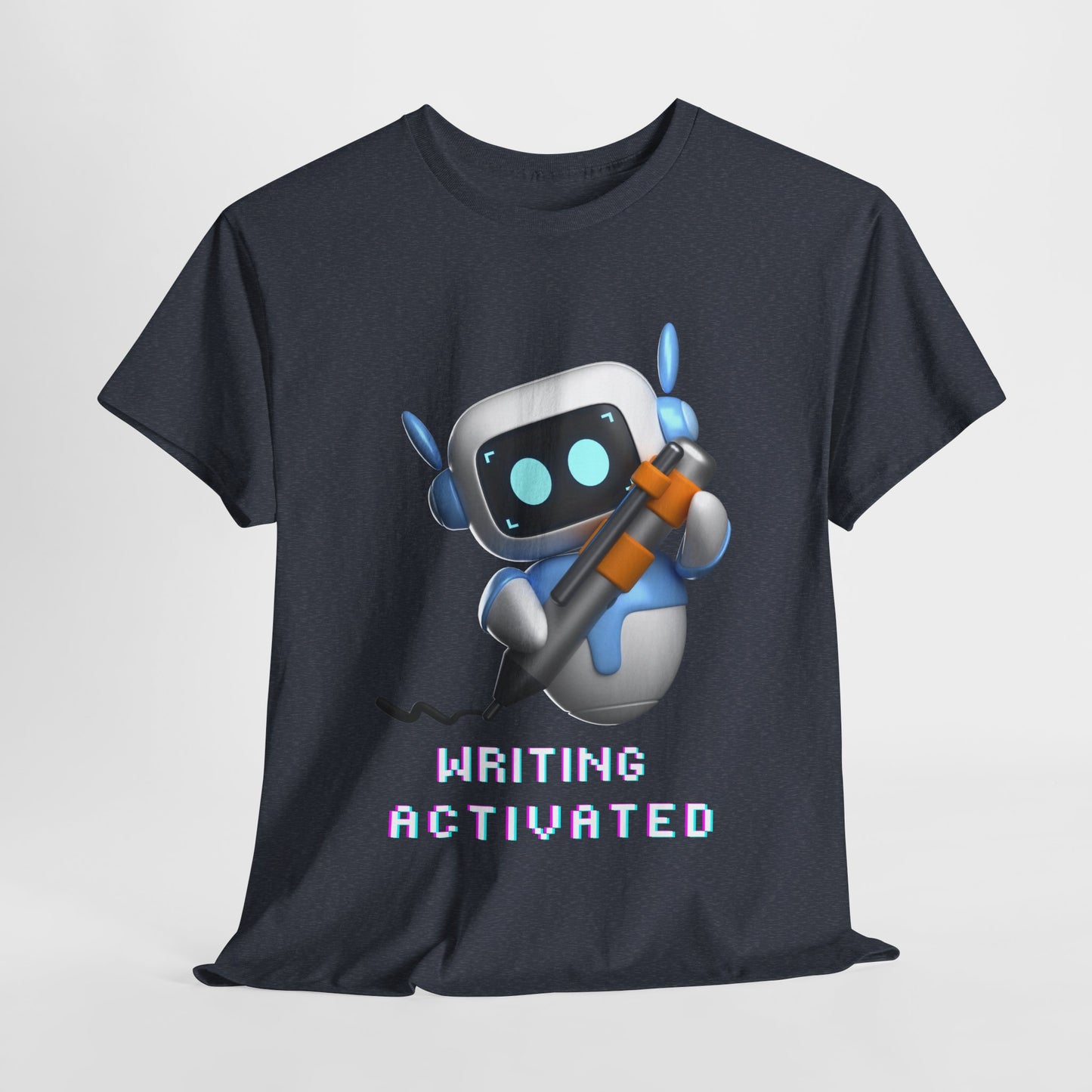 Teen/Adult Unisex Writing Activated Tee – Geeky-Cool Motivation for Story Starters & Scribblers