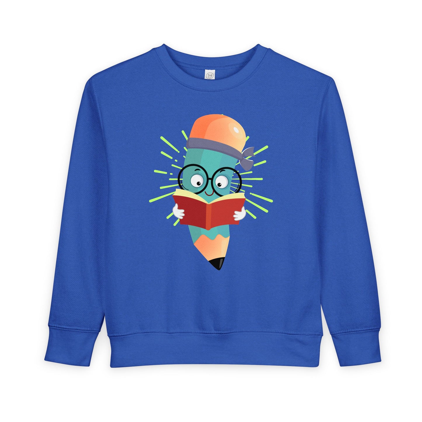 Toddler Book Smart Pencil Sweatshirt β Creative Learning Crewneck for Little Readers
