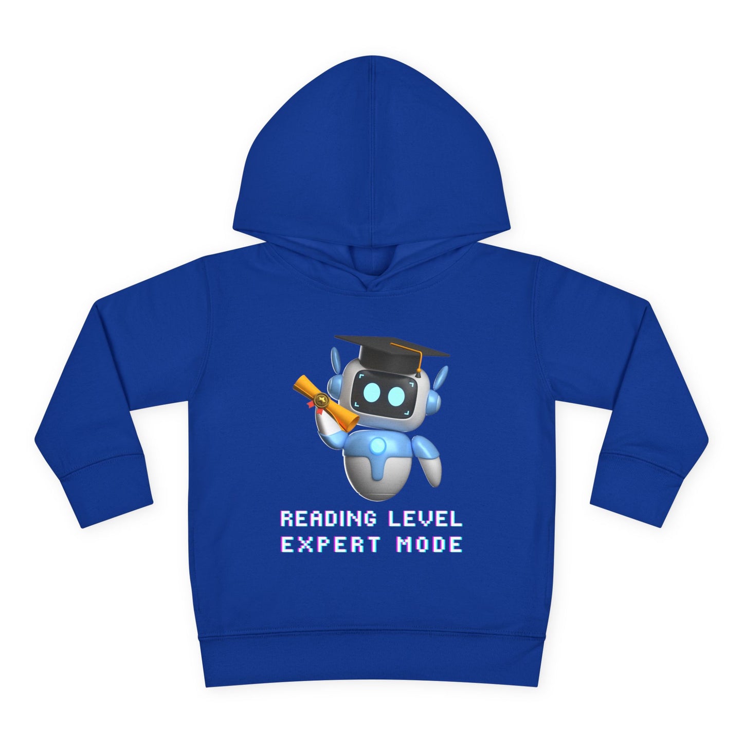 Toddler Reading Level Expert Mode Hoodie โ Smart Robot Design