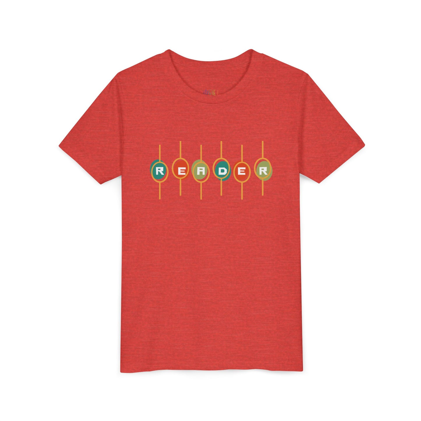 Youth READER Retro Dial Tee, For bookworms who like their style as bold as their stories
