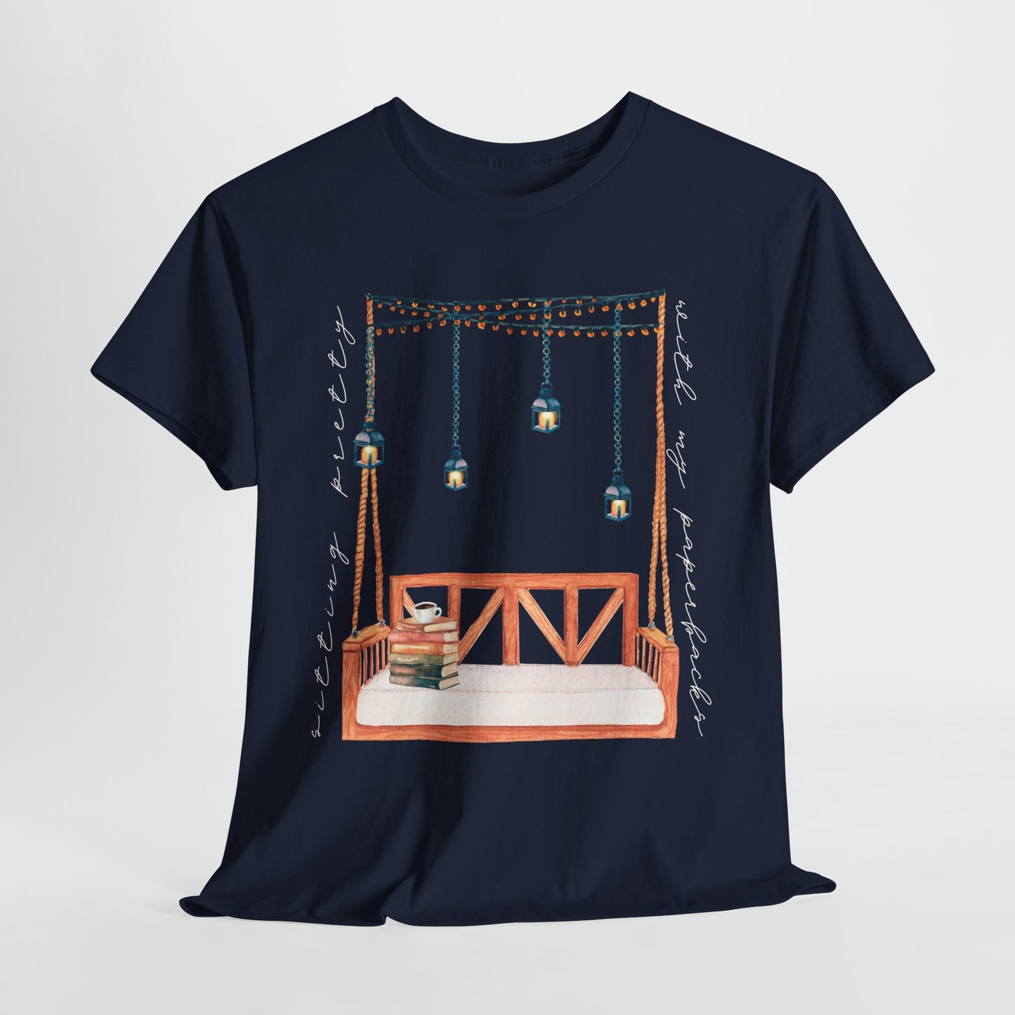 Teen/Adult Unisex Tee β Sitting Pretty With My Paperbacks