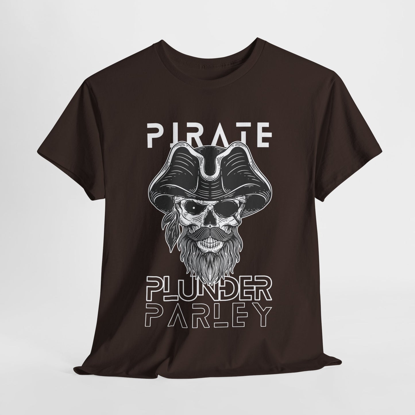 Teen/Adult Unisex “Pirate Plunder Parley” Tee – For Rogues, Rebels, and Readers