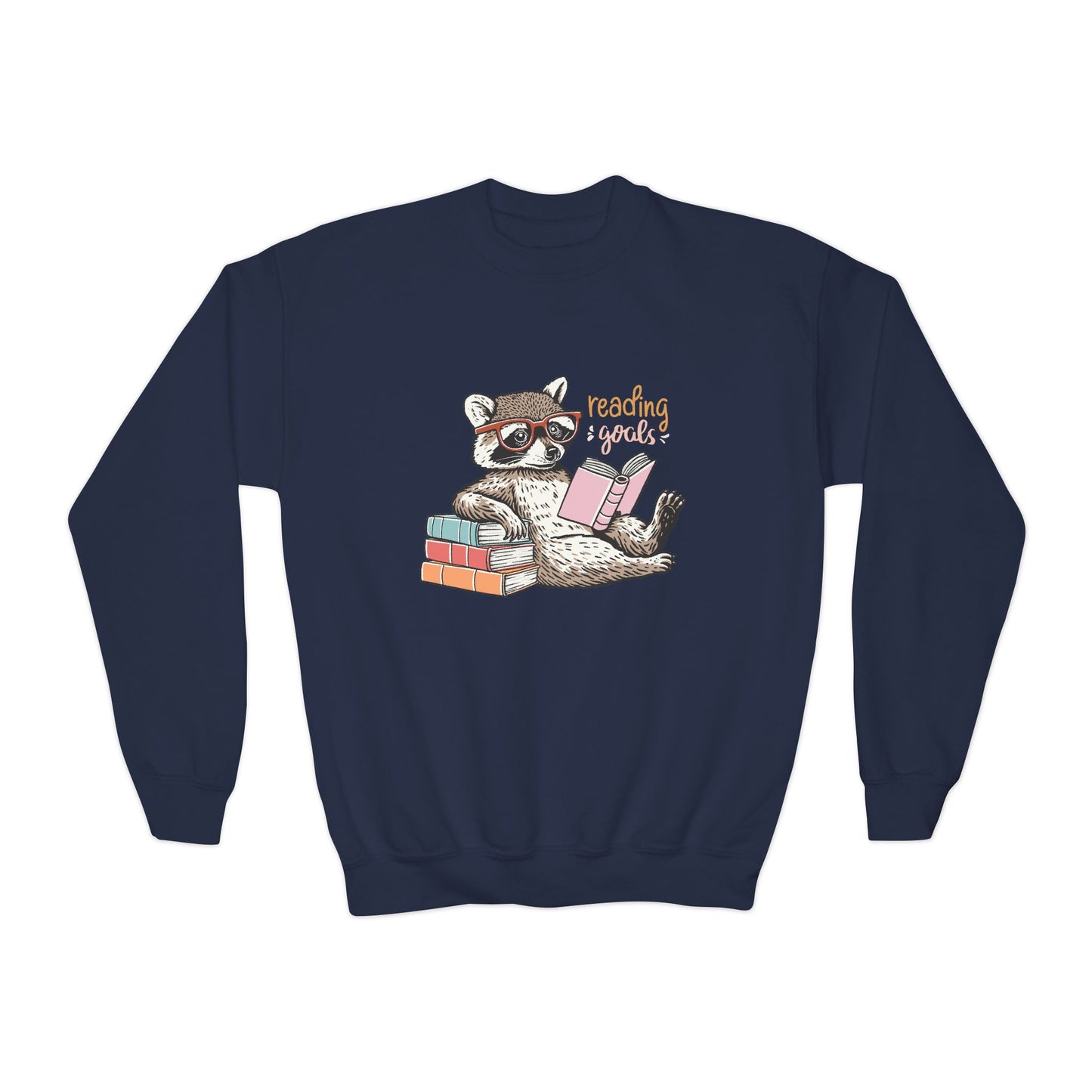 Youth Reading Goals Sweatshirt β Smart, Cozy, and a Little Bit Clever