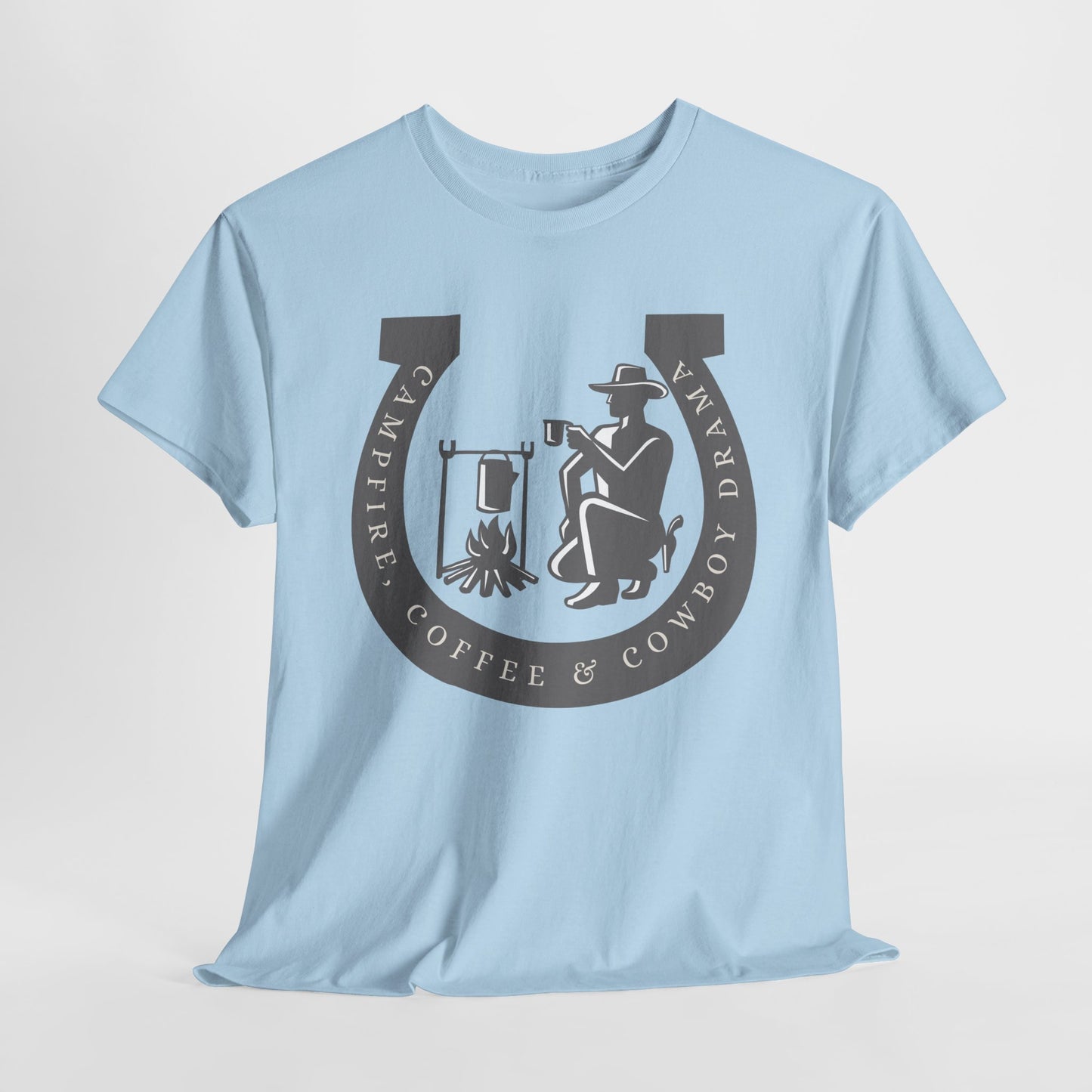Teen/Adult Unisex Tee – Campfire, Coffee & Cowboy Drama