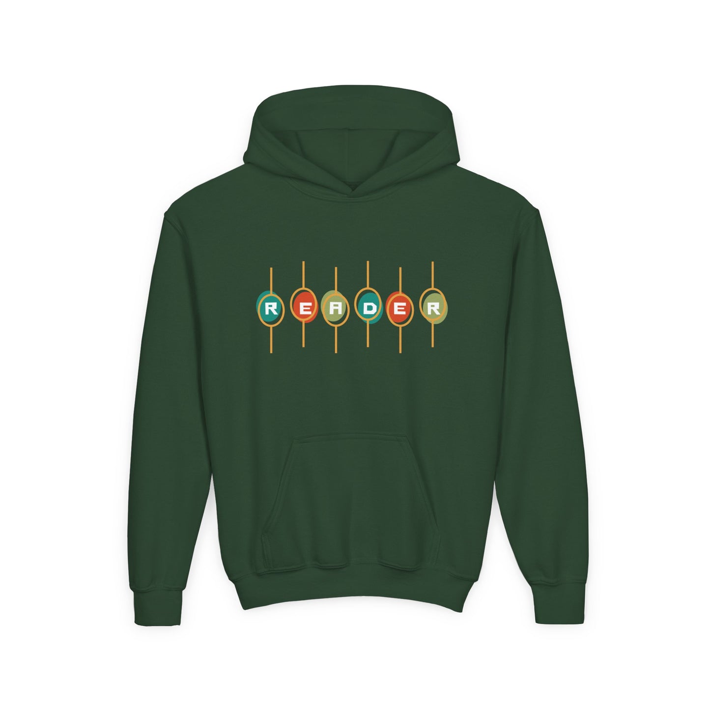 Youth Retro Reader Hoodie β Classic Style for Cool Book Lovers