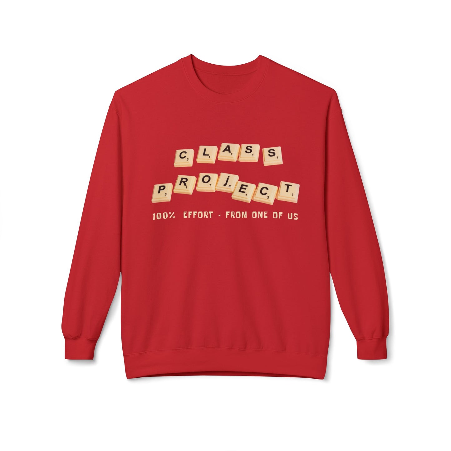 Teen/Adult Unisex Class Project Sweatshirt β Funny Group Work Design for Students and Teachers
