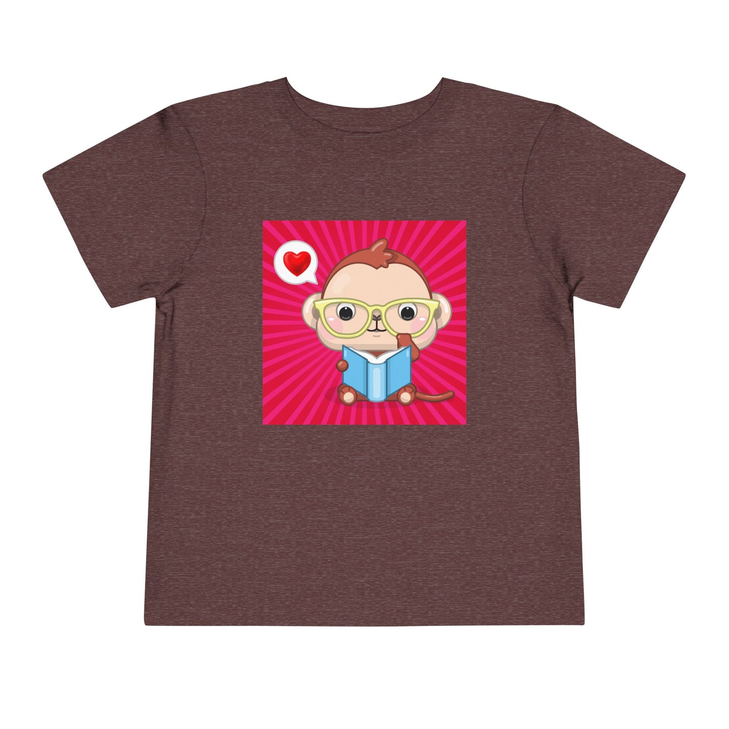 Toddler Love to Read Monkey Tee β Sweet & Smart for Little Learners