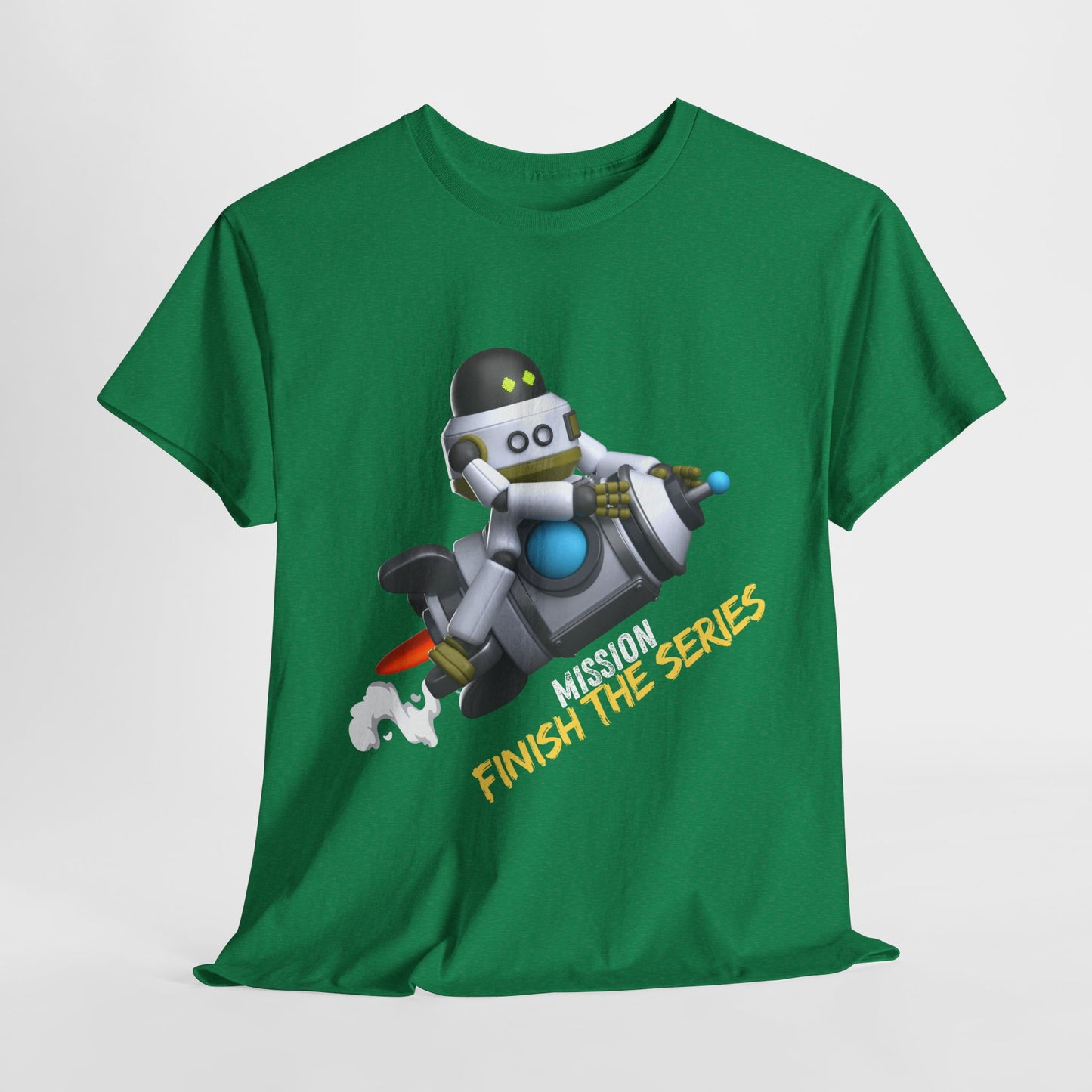 Teen/Adult Unisex Mission: Finish the Series Tee – Reading Motivation for Series Completionists