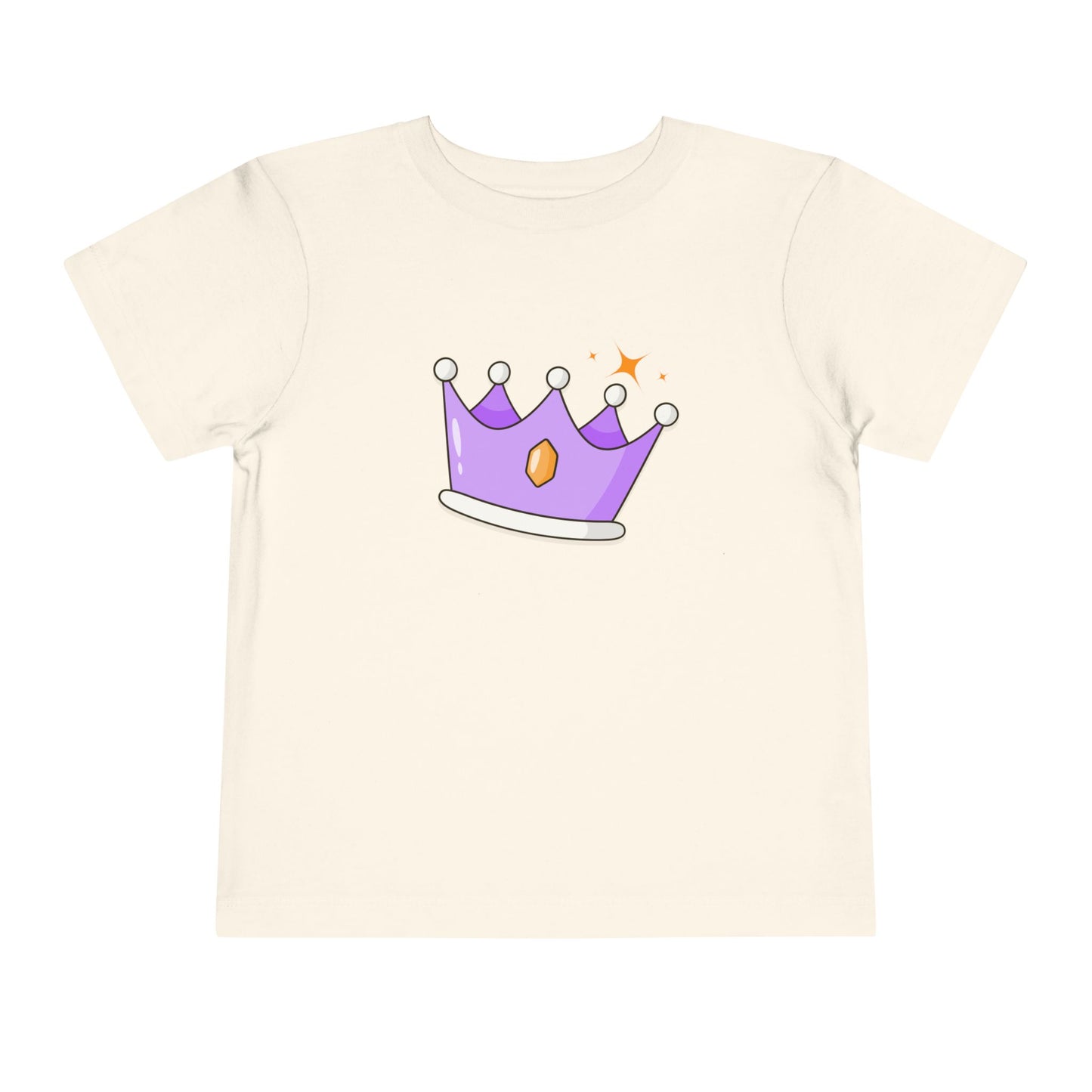Toddler Royal Sparkle Tee β Crowned Cuteness for Little Royals