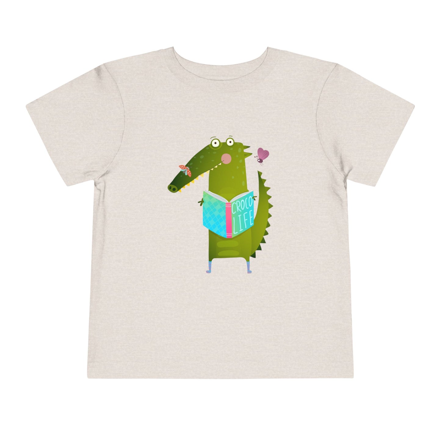 Toddler Croc Life Tee β Funny Book Shirt for Little Readers