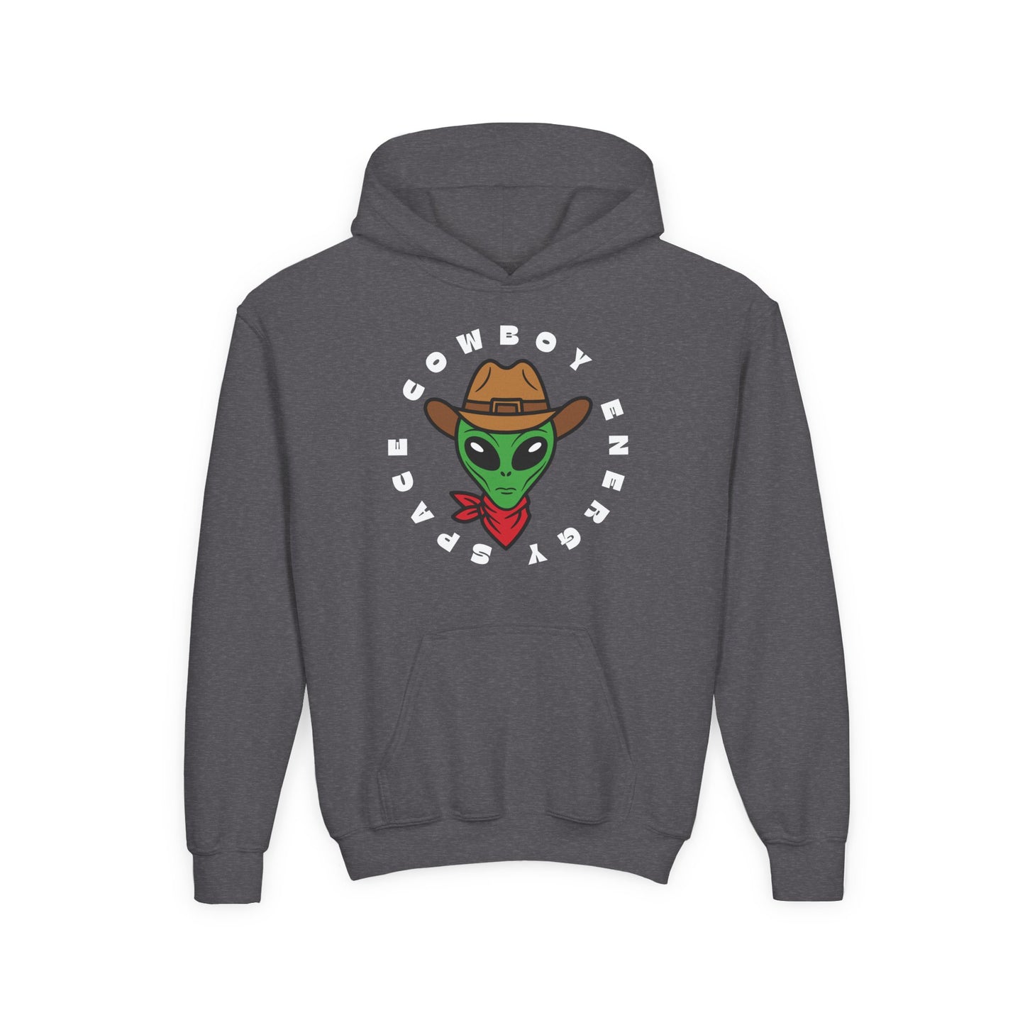 Youth Space Cowboy Energy Hoodie β Yeehaw From the Stars!