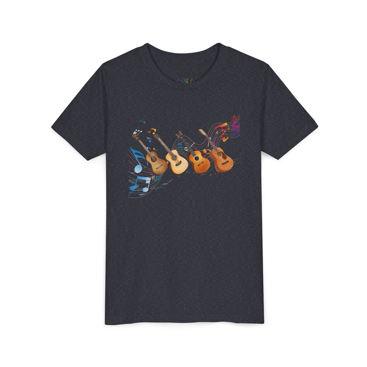 Youth One Story. Four Players. Tee – Guitar Ensemble Shirt for Collaborative Creatives