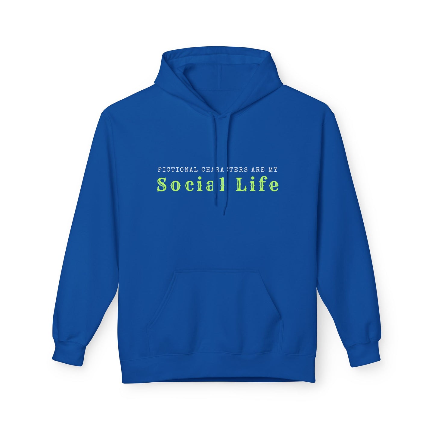 Teen/Adult Unisex Fictional Characters Hoodie β Funny Bookworm Social Life Design