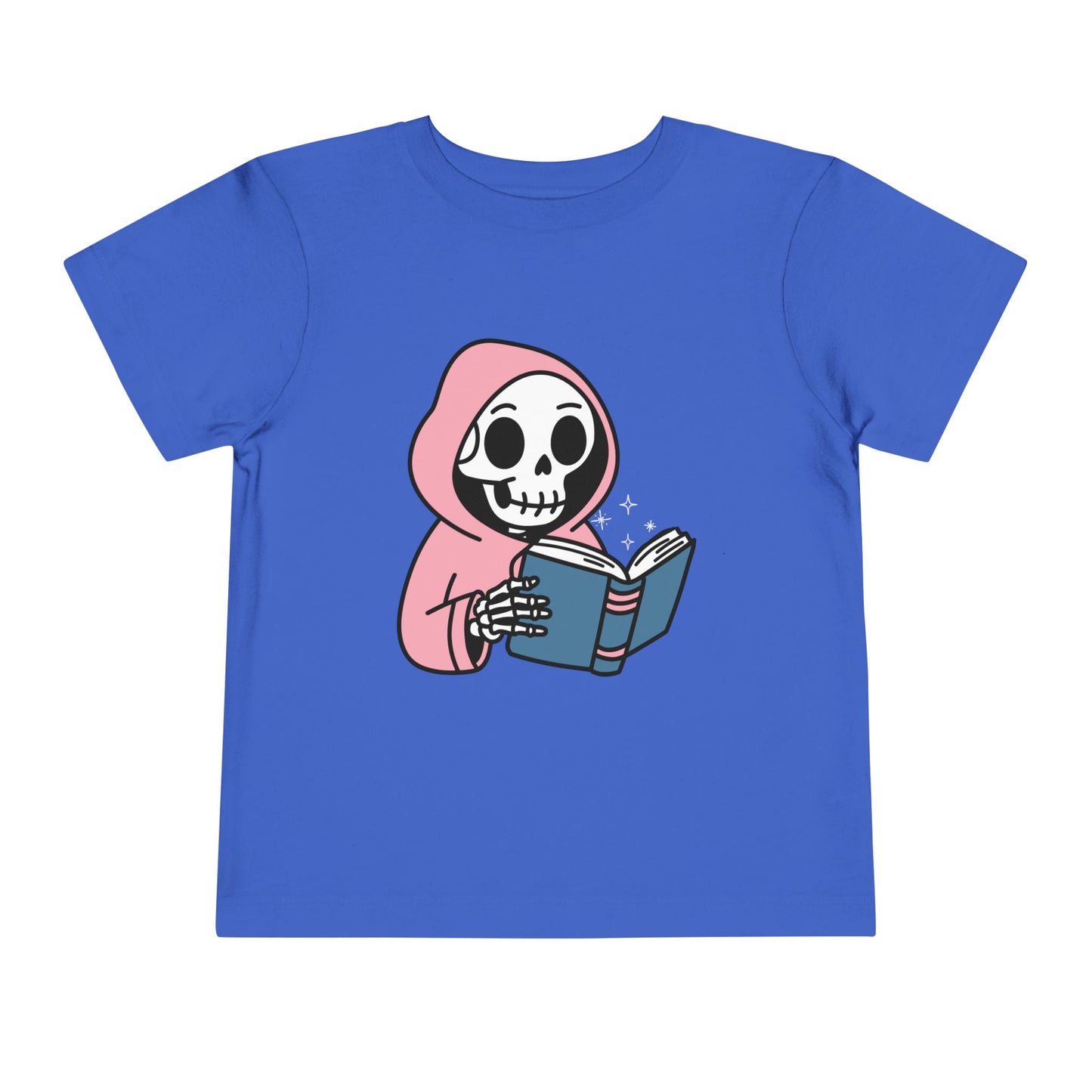 Toddler Spooky Storytime Tee β Cute Skeleton Reader Halloween Shirt