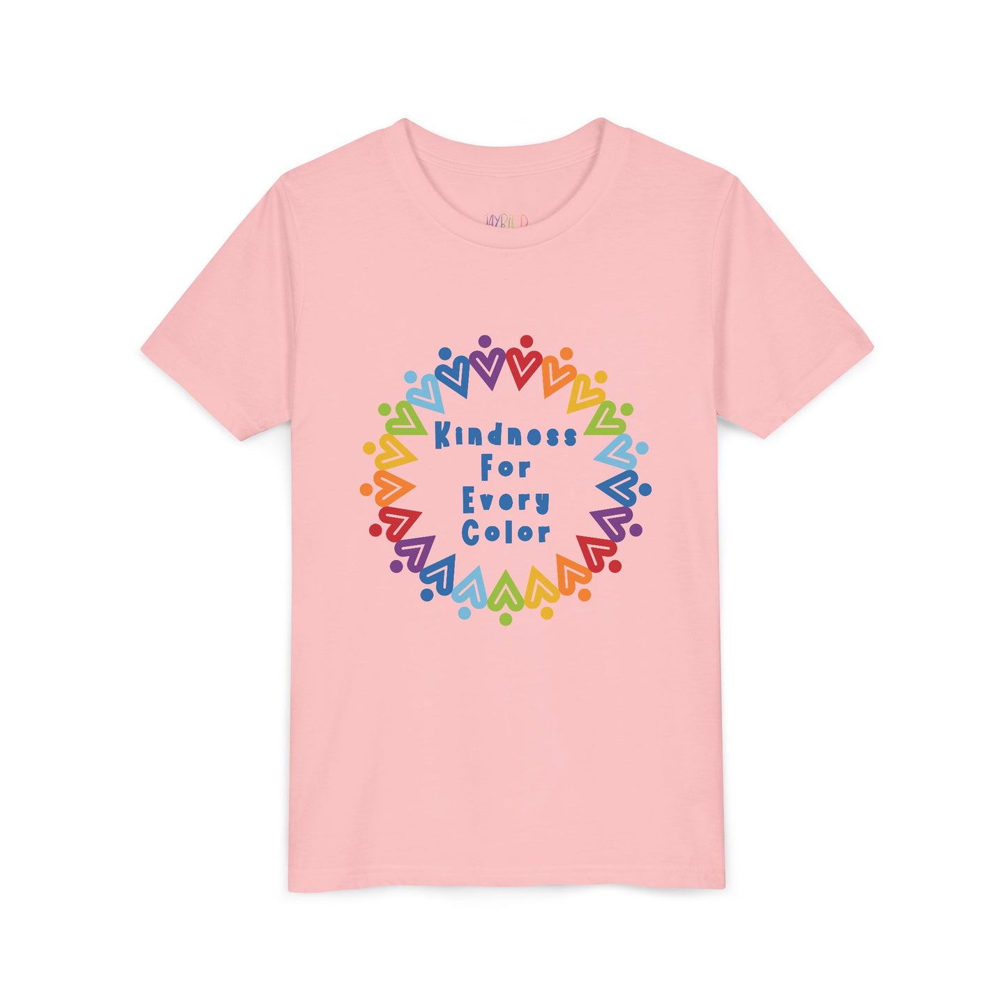 Youth Kindness For Every Color Tee – Celebrate What Makes Us Shine