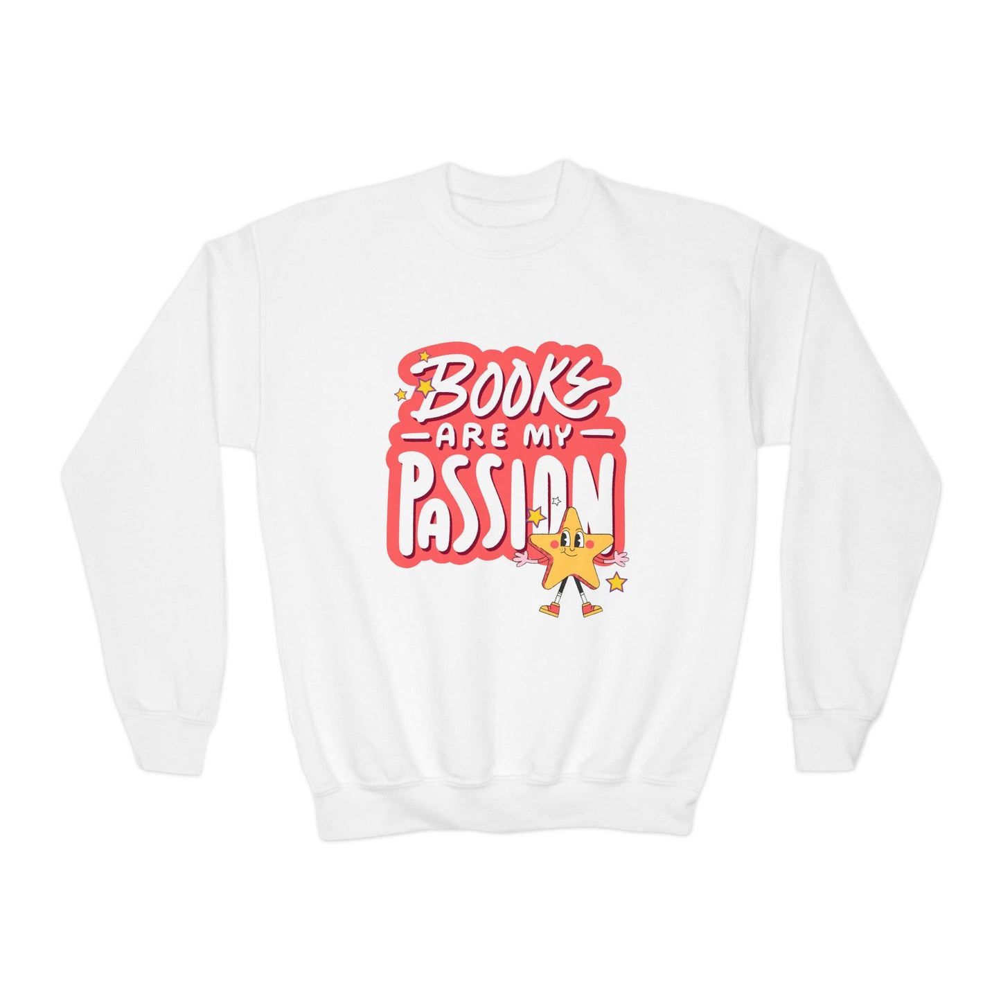 Youth Books Are My Passion Sweatshirt β Shine Bright, Read Bold!