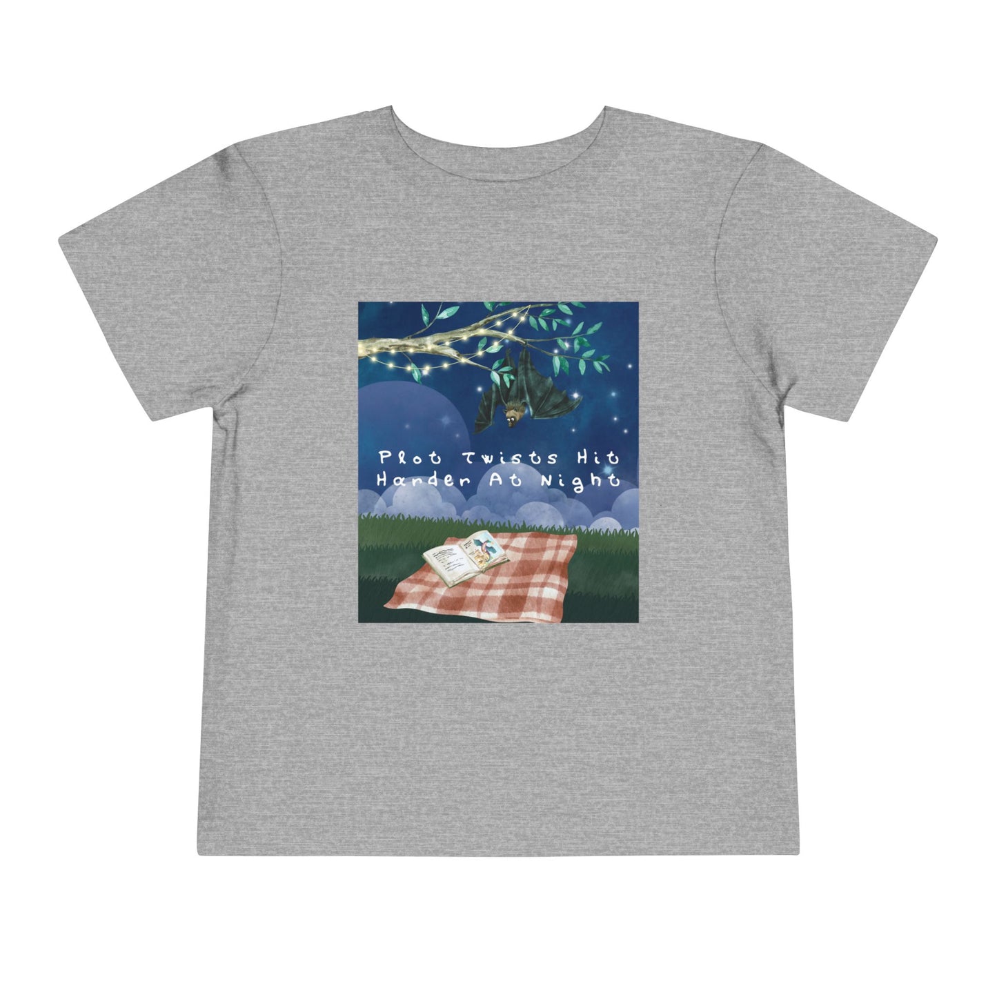 Toddler Plot Twists Hit Harder Tee β Bat Readers Gift Shirt