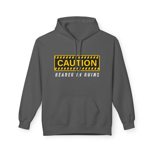 Teen/Adult Unisex Reader in Ruins Hoodie – Funny Emotional Book Lover Design