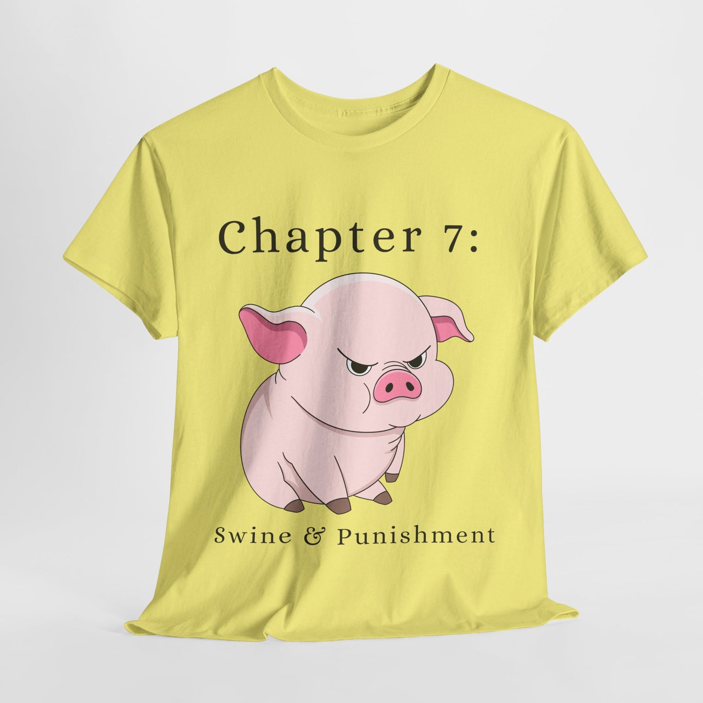 Teen/Adult Unisex Swine & Punishment Tee β Justice Served Snorty