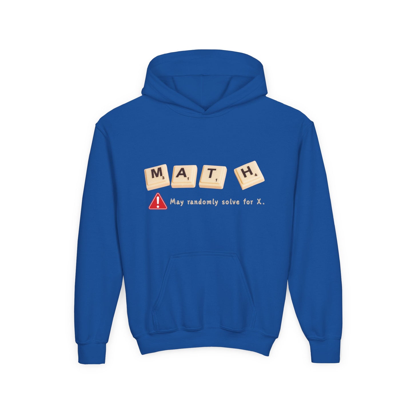 Youth Math Hoodie – May Randomly Solve for X