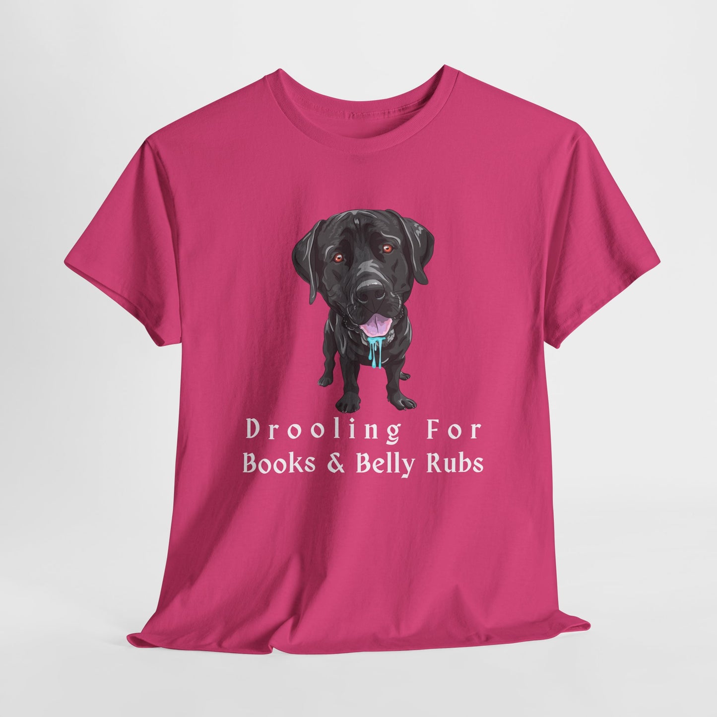 Teen/Adult Unisex Books & Belly Rubs Tee – Dog-Approved and Reader-Ready