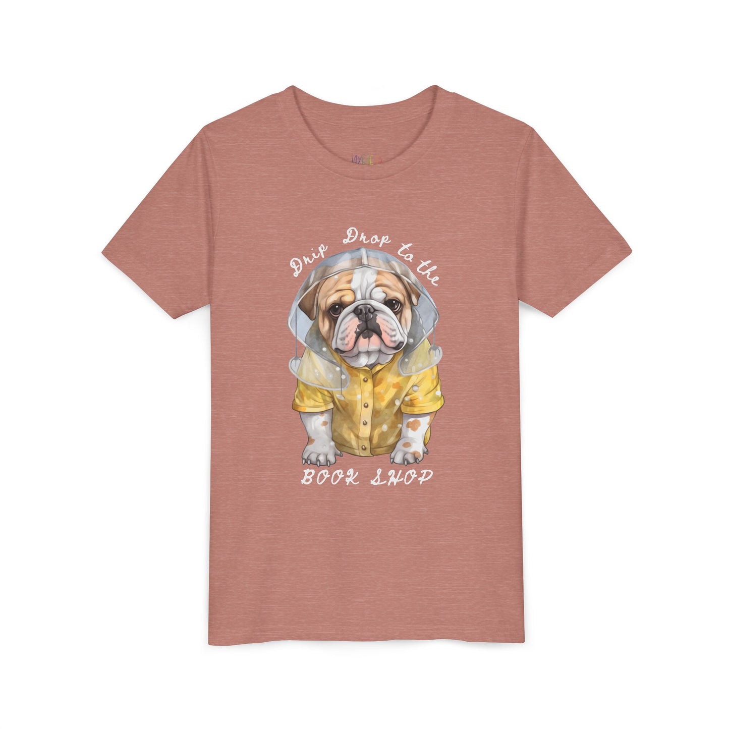 Youth Drip Drop to the Book Shop T-Shirt – Rain or Shine, It’s Reading Time
