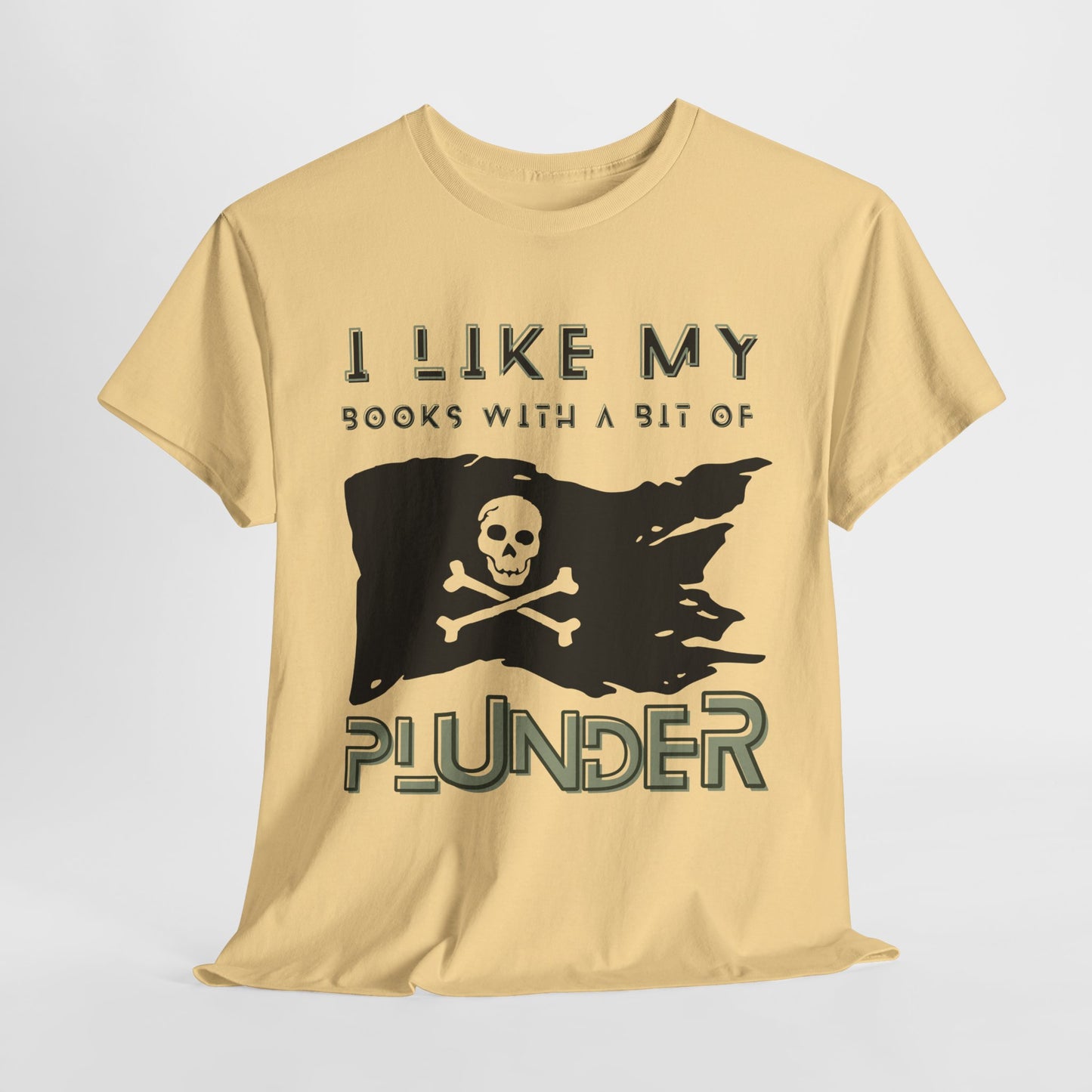 Teen/Adult Unisex “Bit of Plunder” Tee – For Bookish Buccaneers