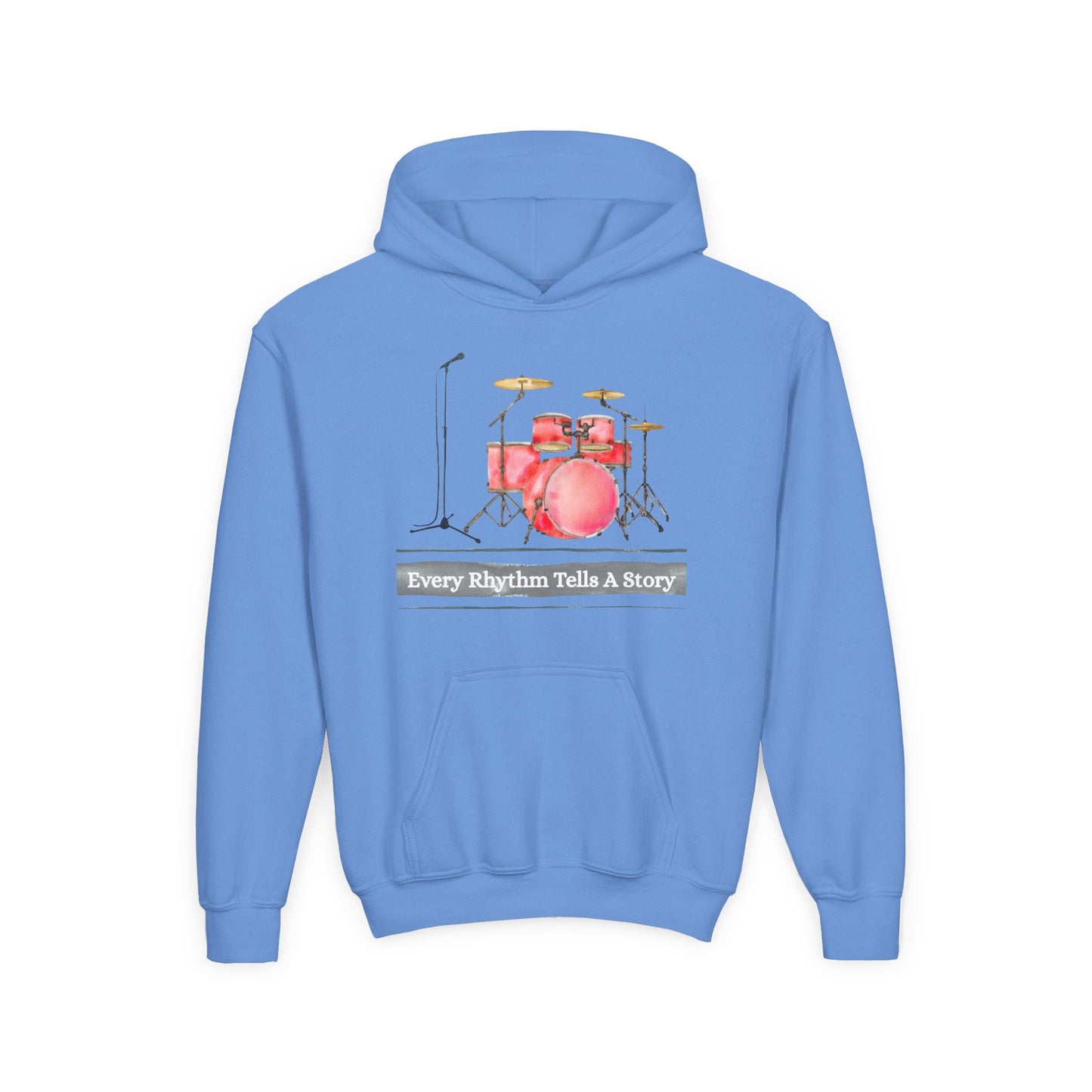 Youth Every Rhythm Tells a Story Hoodie – Beat, Balance & Bookish Energy