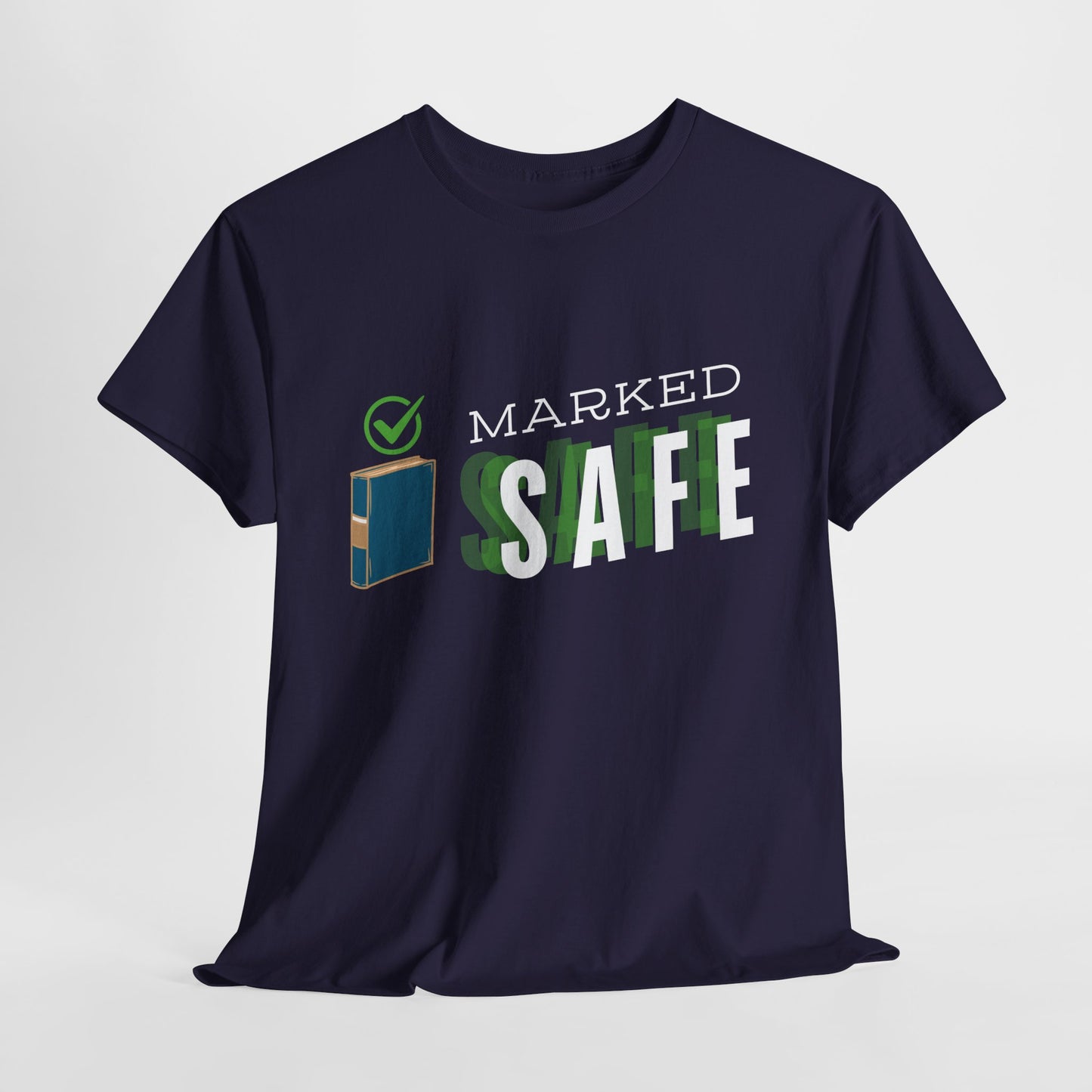 Teen/Adult Unisex Tee – Marked Safe by the Book