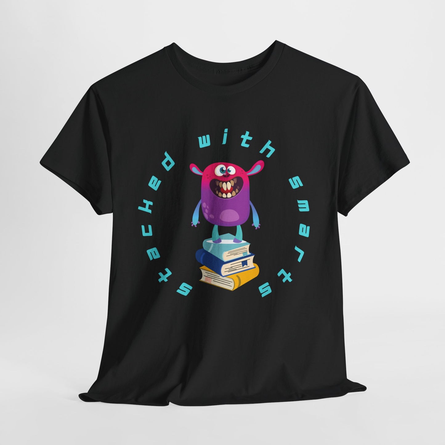 Teen/Adult Unisex “Stacked With Smarts” Tee – Clever Book Lover Shirt for Readers & Thinkers