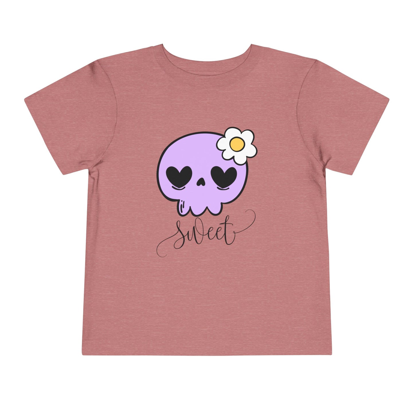 Toddler Sweet Skull Tee β Cute & Spooky Halloween Style