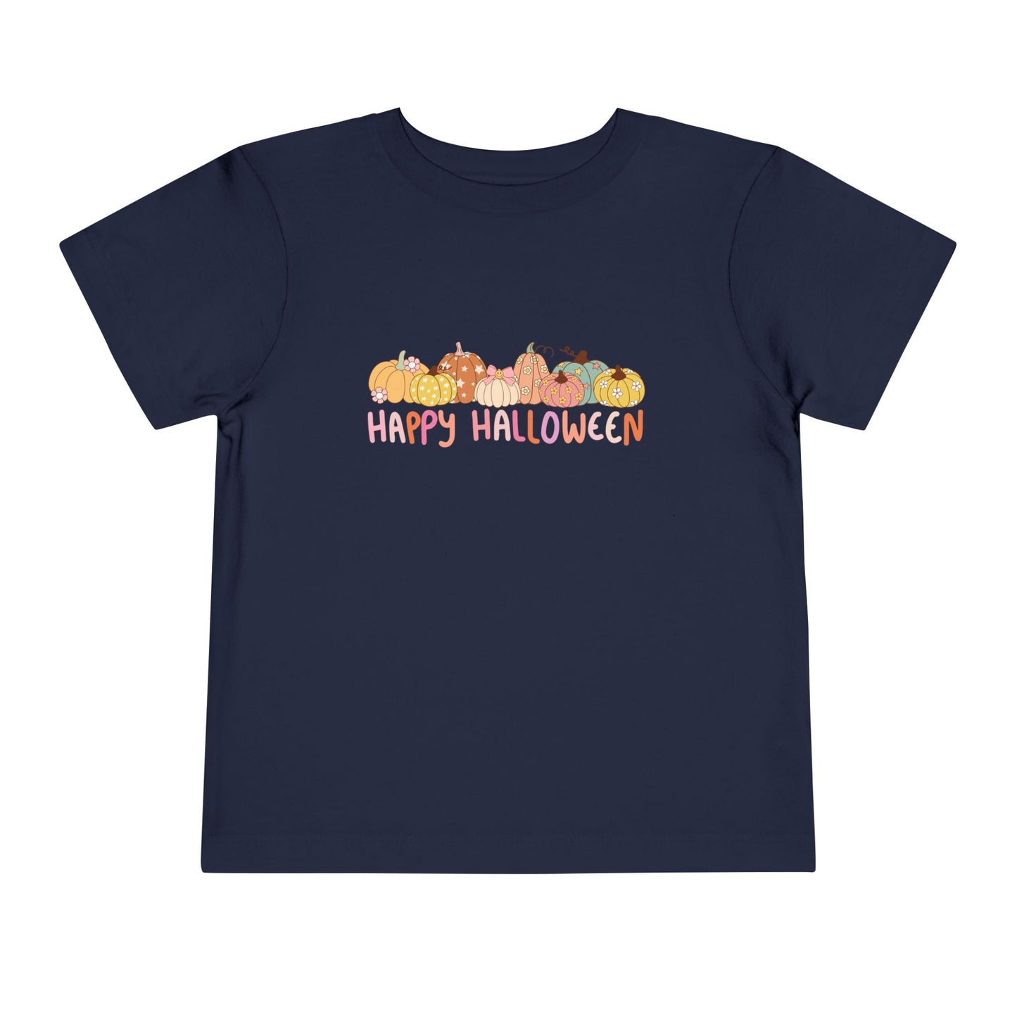 Toddler "Happy Halloween Pumpkins" T-Shirt – Cute & Cozy Fall Outfit