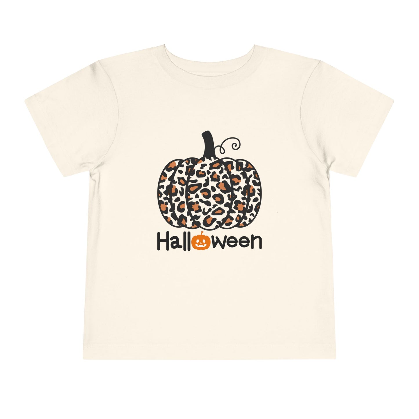 Toddler Halloween Leopard Pumpkin T-Shirt – Cute & Spooky Fall Outfit