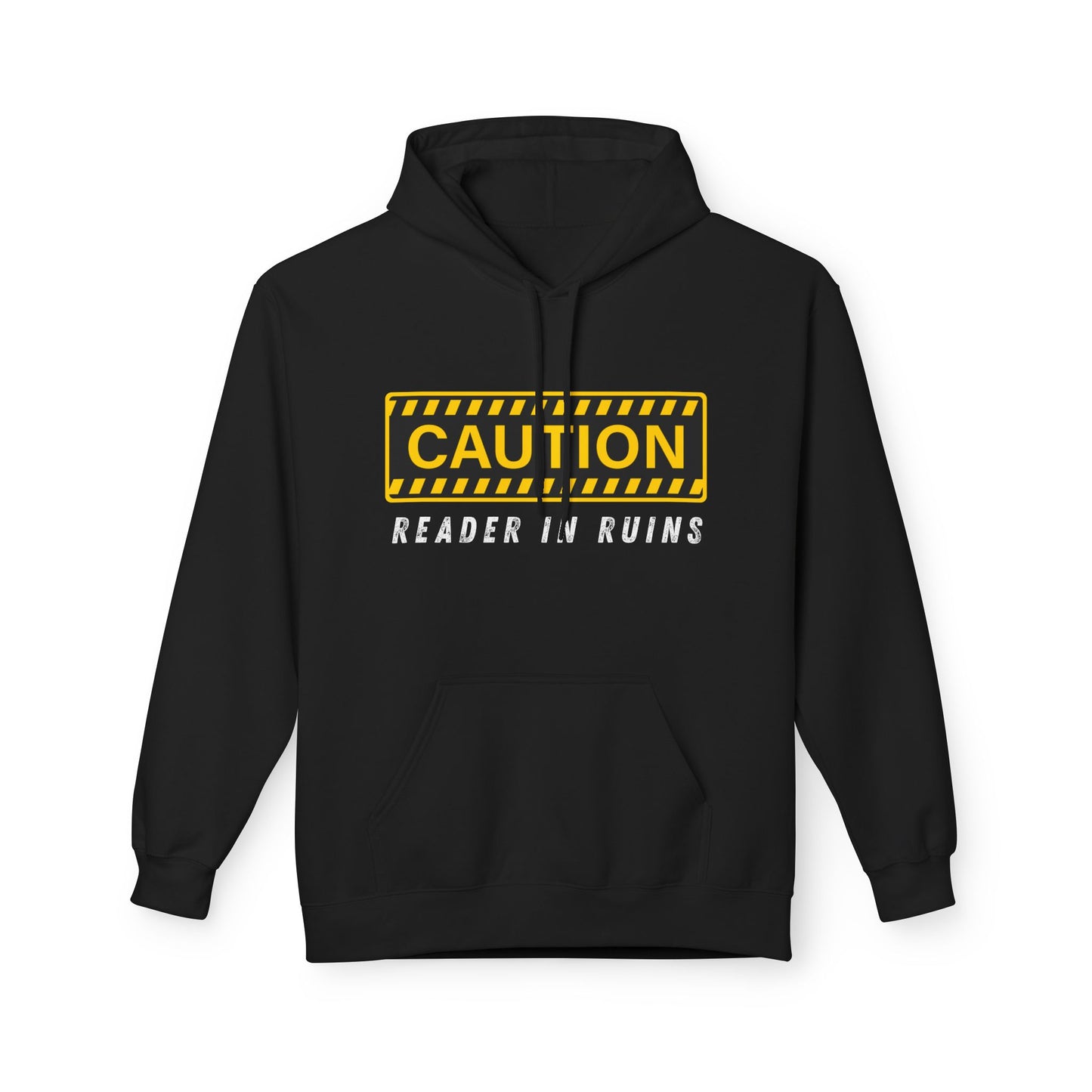 Teen/Adult Unisex Reader in Ruins Hoodie – Funny Emotional Book Lover Design