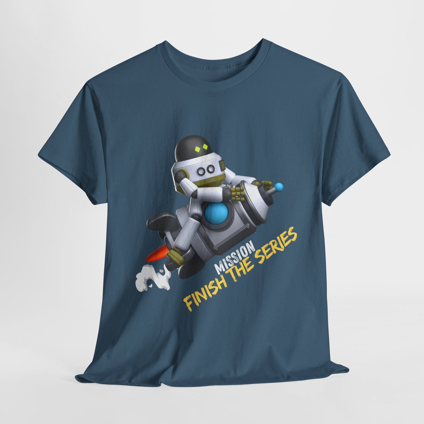Teen/Adult Unisex Mission: Finish the Series Tee – Reading Motivation for Series Completionists