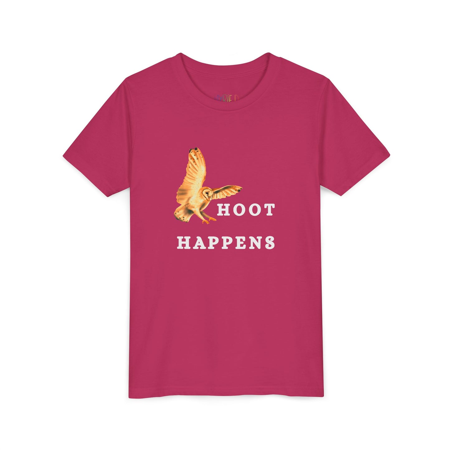 Youth Hoot Happens T-Shirt – Funny Barn Owl Tee for Animal-Loving Kids