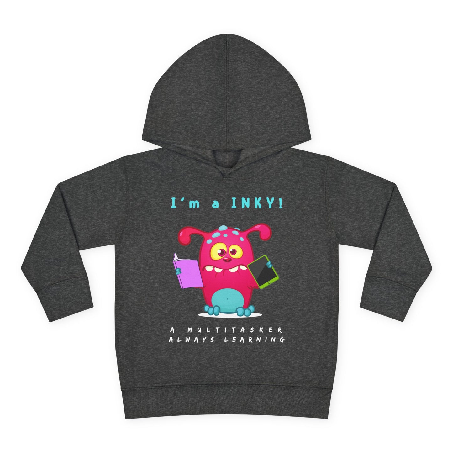 Toddler I’m an Inky Hoodie – Multitasking Monster Reader Design