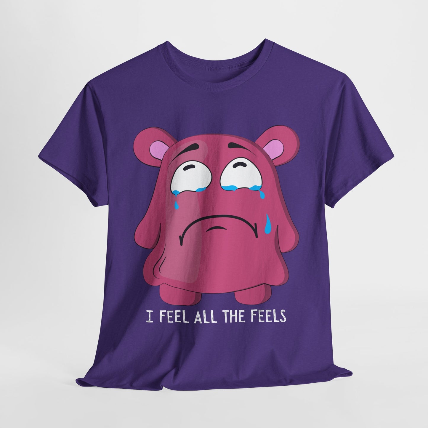 Teen/Adult Unisex “I Feel All the Feels” Tee – Emotional Reader Gift for Empaths & Bookworms
