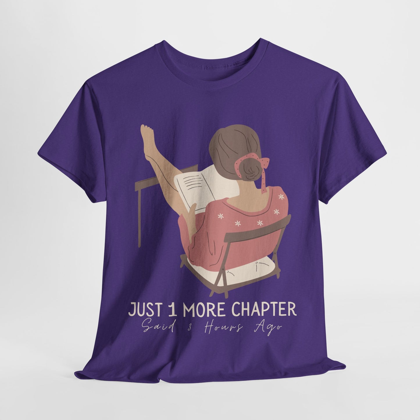 Teen/Adult Unisex Just One More Chapter Tee β Cozy Reader Edition