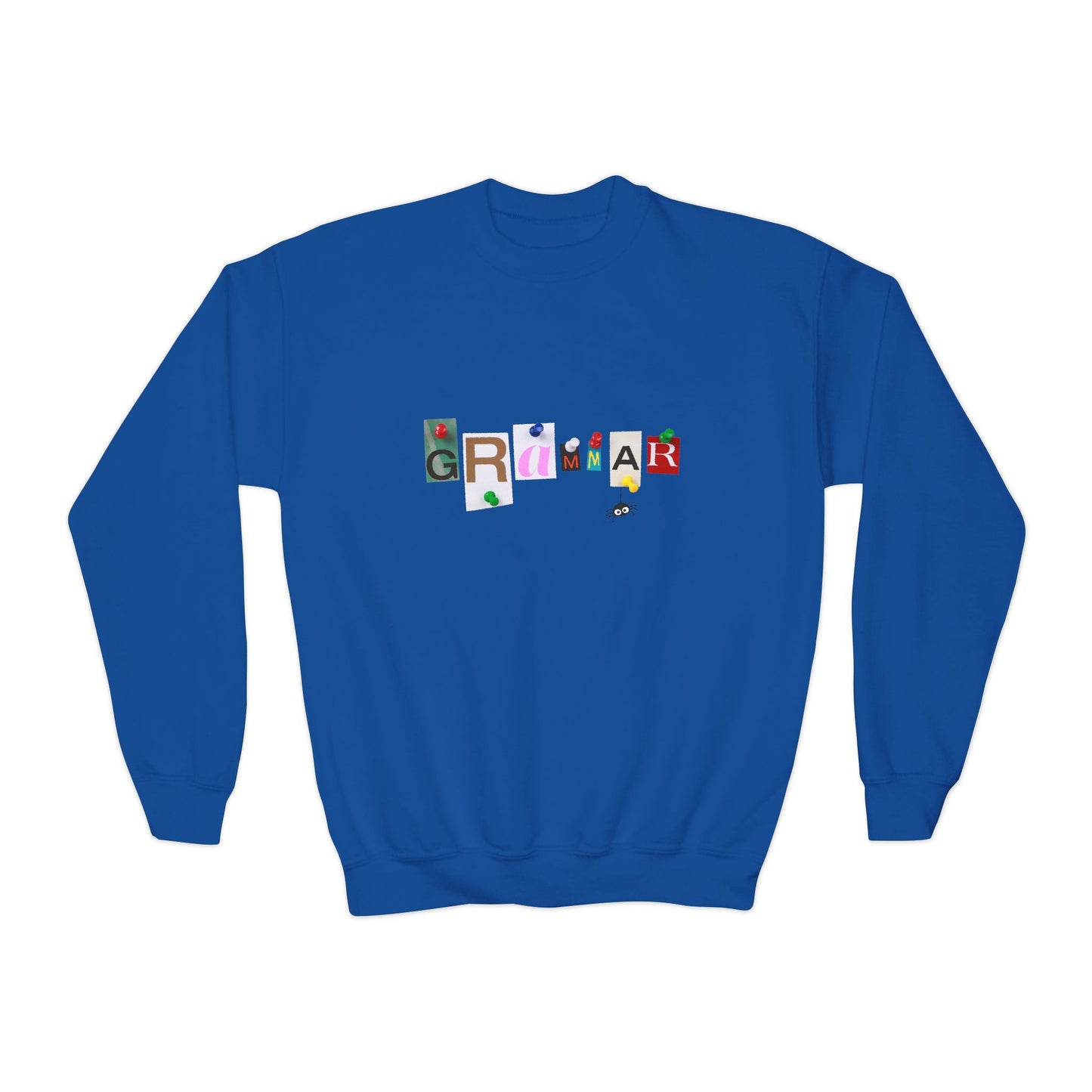 Youth Grammar Sweatshirt β Word Nerds Welcome!
