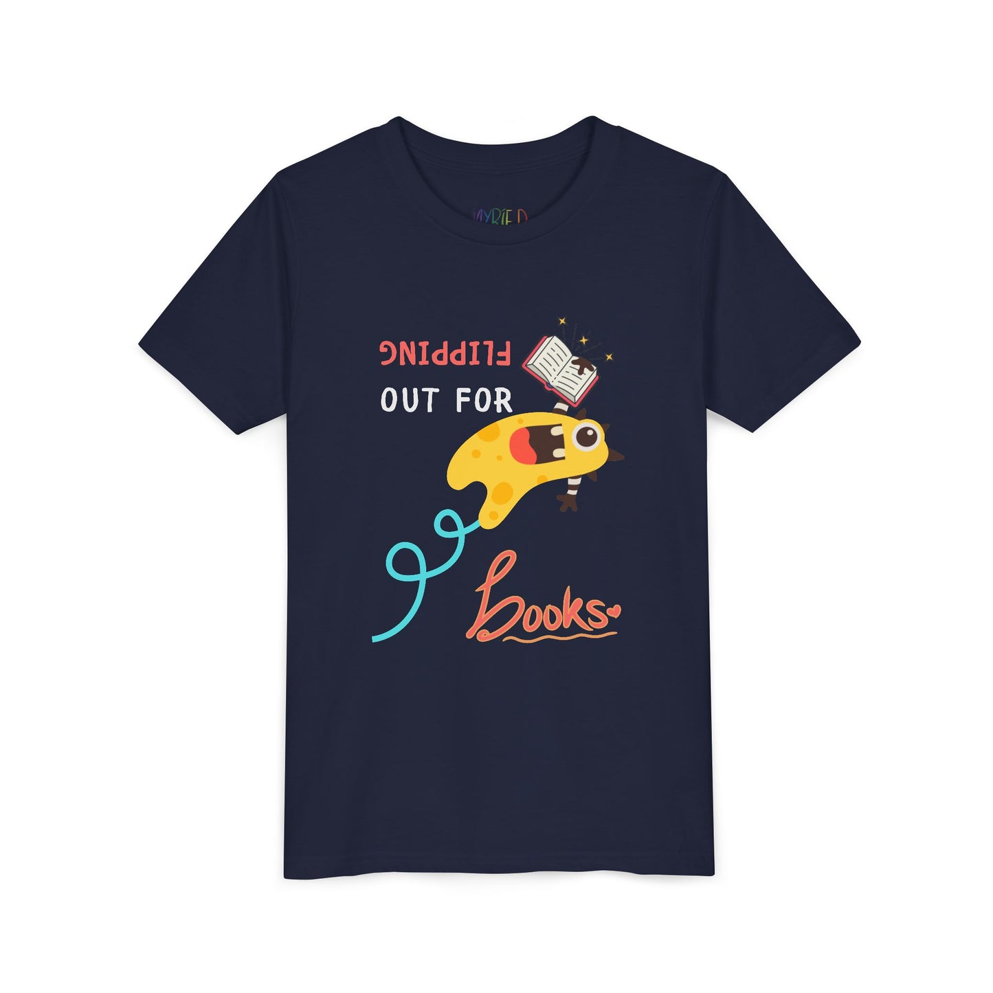 Youth Flipping Out for Books Tee