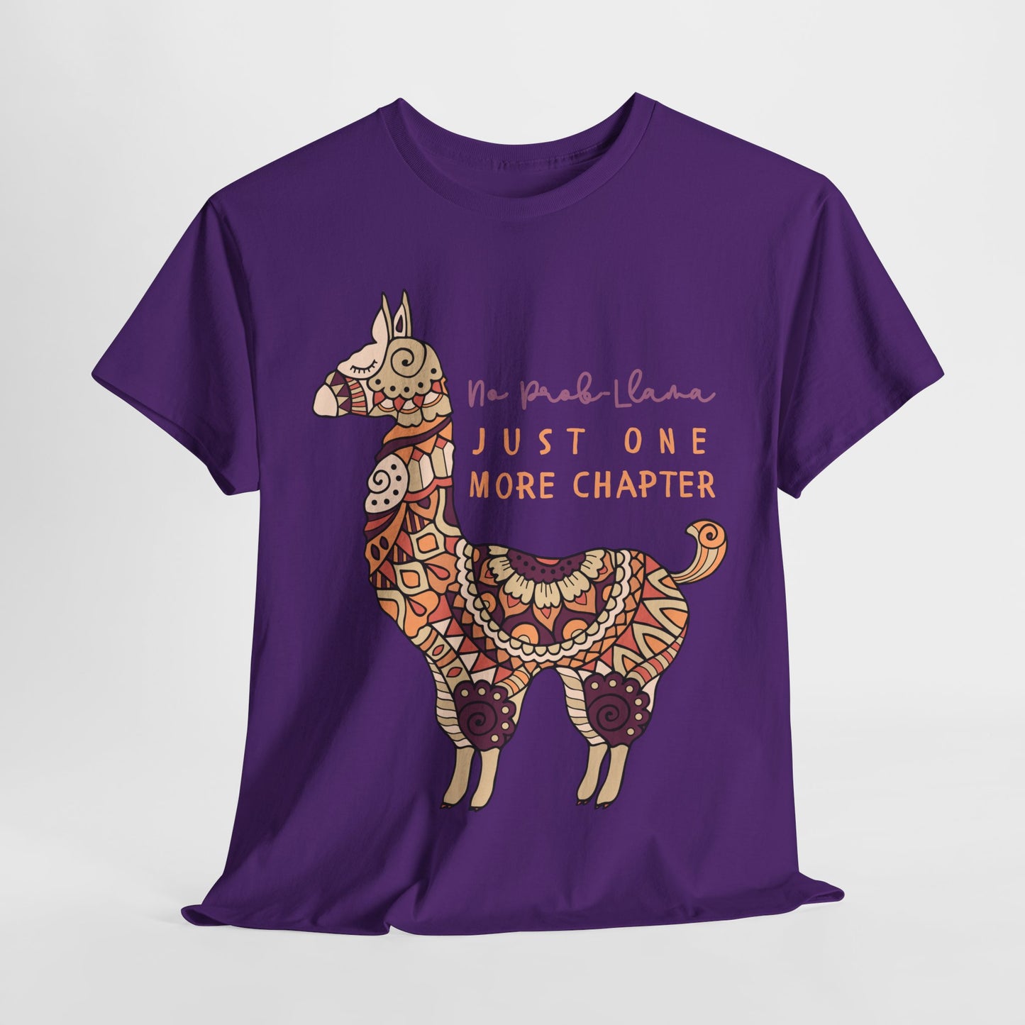 Teen/Adult Unisex No Prob-Llama Just One More Chapter Tee